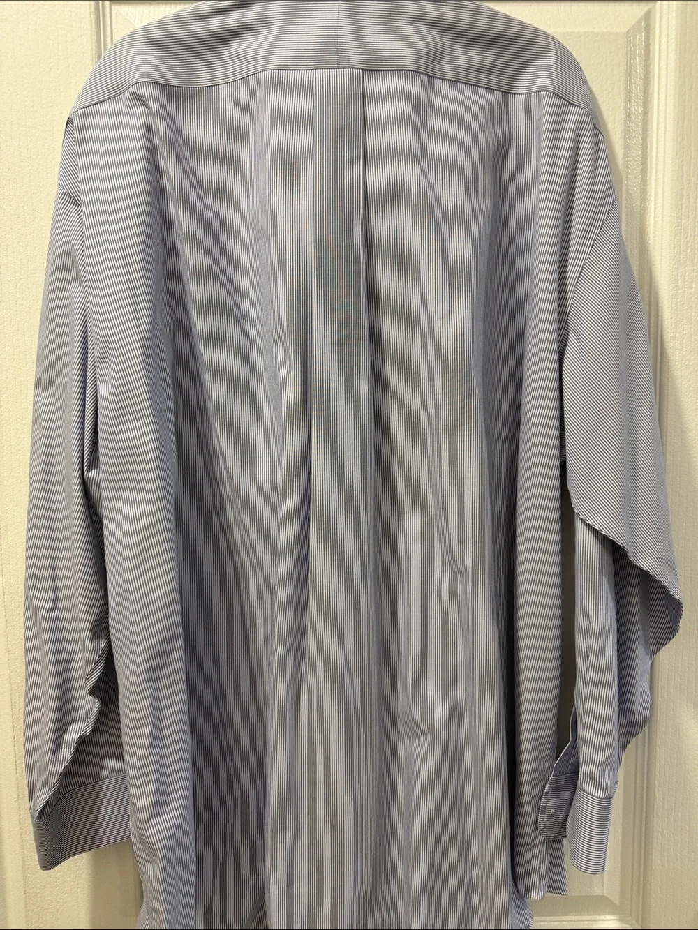 Jos. A. Bank Light Blue Pinstripe Dress Shirt - Men's 17 1/2-34
